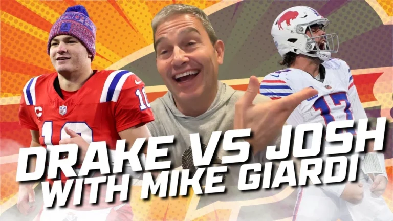 DRAKE Maye vs JOSH Allen: The BILLS at PATRIOTS Preview with MIKE GIARDI