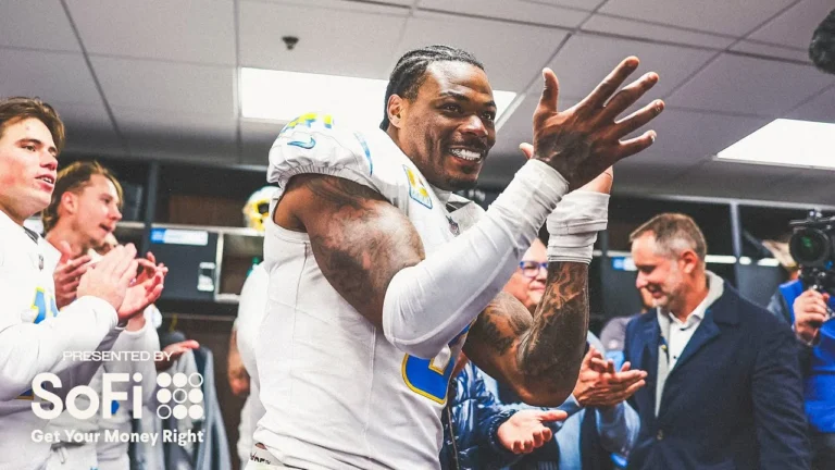 Jim Harbaugh Locker Room Victory Speech Vs Chiefs LA Chargers