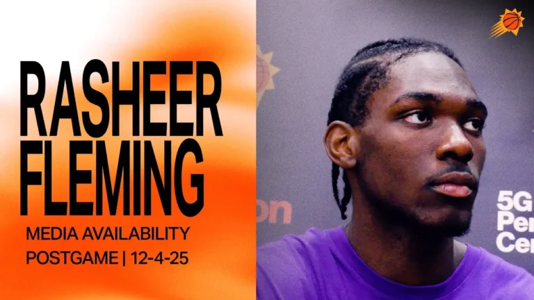 Rasheer Fleming Practice Media Availability Phoenix Suns 12-4-25