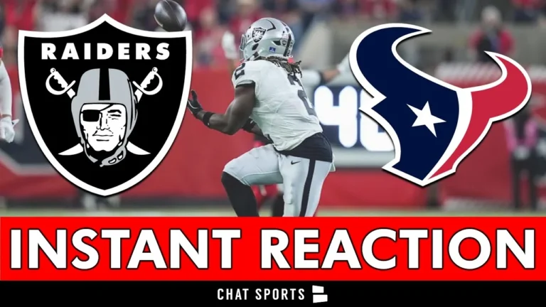 ANOTHER STEP CLOSER! Raiders vs. Texans Instant Reaction Ashton Jeanty EATS & 2026 NFL Draft Order