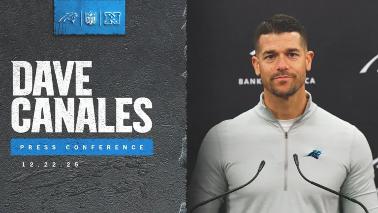Dave Canales assesses Sunday’s win against Tampa Bay Carolina Panthers
