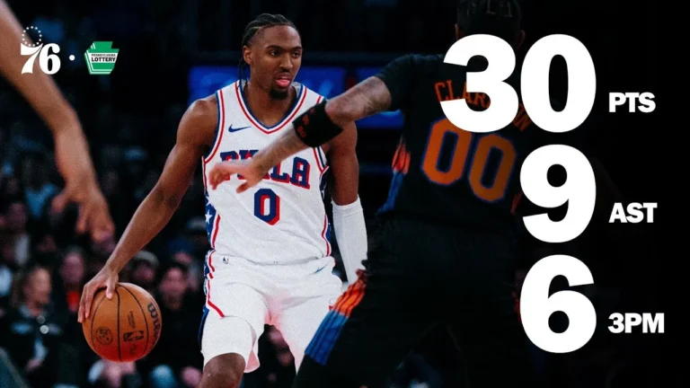 Tyrese Maxey ELECTRIC in Return