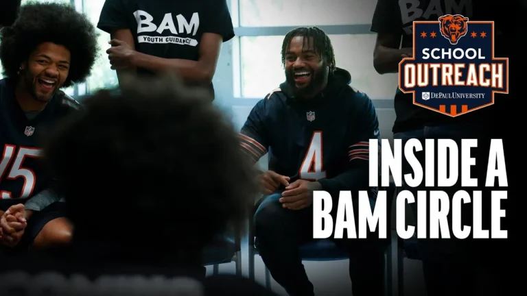 Inside a BAM Circle Chicago Bears