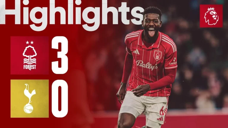 SENSATIONAL SANGARÉ STRIKE! Nottingham Forest 3-0 Spurs Premier League Highlights