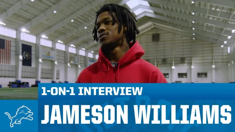 EXCLUSIVE: Detroit Lions wide receiver Jameson Williams 1-on-1 with Dannie Rogers