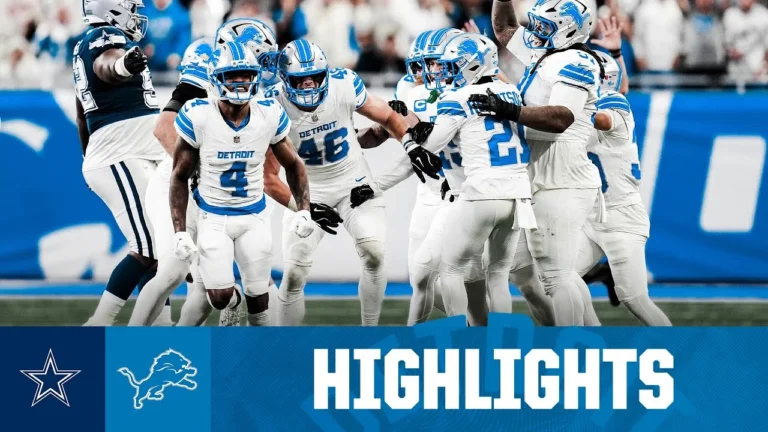 Jahmyr Gibbs scores THREE touchdowns in Lions 44-30 win vs. Cowboys NFL Week 14 highlights