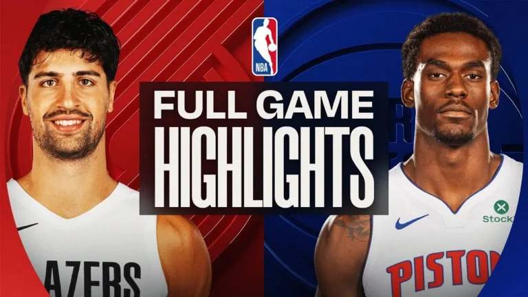 TRAIL BLAZERS at PISTONS FULL GAME HIGHLIGHTS December 5, 2025