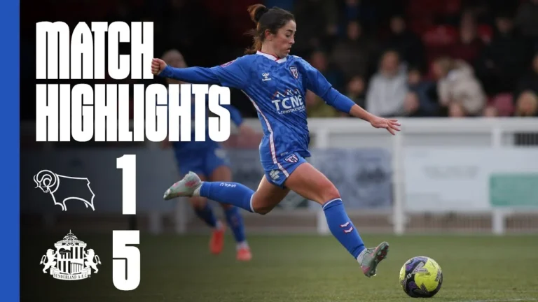 Lasses Produce A Huge Win At Derby Derby County Women 1 – 5 SAFC Women FA Women’s Cup