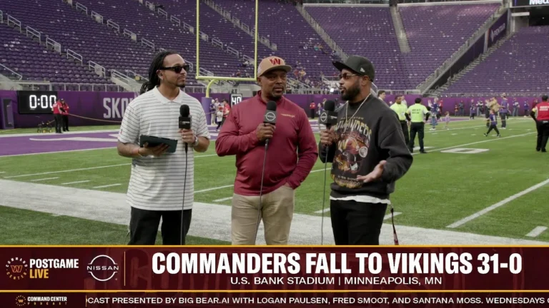 Postgame LIVE: Commanders Fall to Vikings in Week 14 NFL