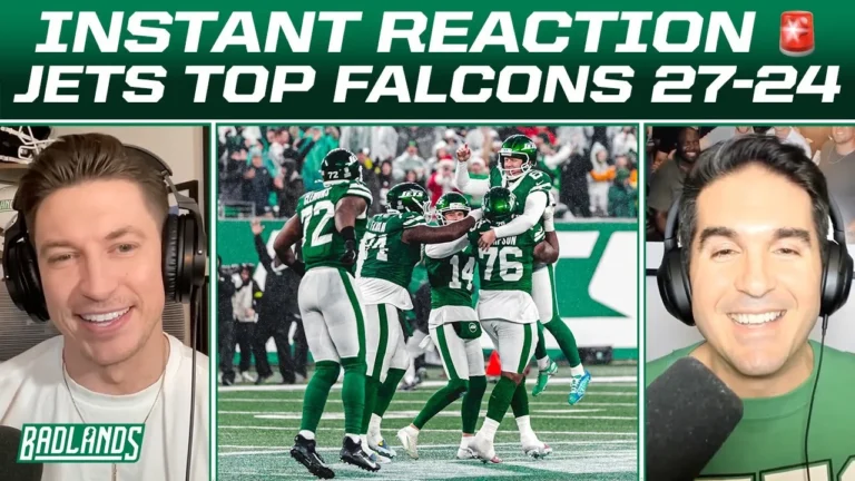 New York Jets BEAT Atlanta Falcons REACTION (FULL BADLANDS)