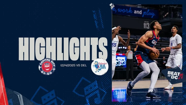Highlights: Capital City Go-Go vs Delaware Blue Coats 12.14.25