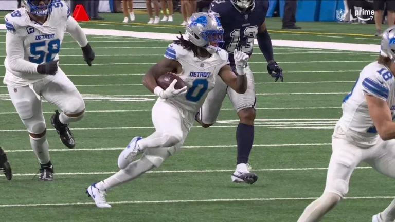 Gibbs is already heating up on Lions’ opening drive