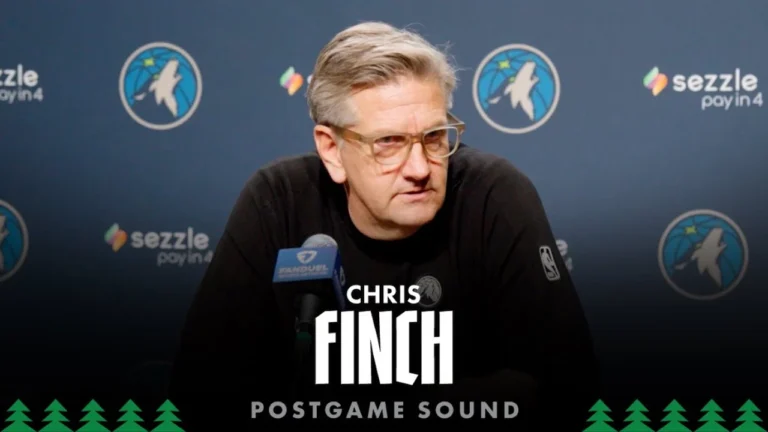 Thats Really What We Needed Chris Finch Postgame Sound 12.12.25
