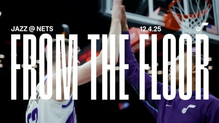 From The Floor: 42-point FOURTH QUARTER COMEBACK UTAH JAZZ