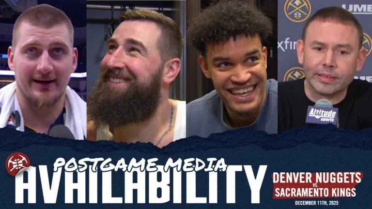 ALL Denver Nuggets Postgame Media vs. SAC