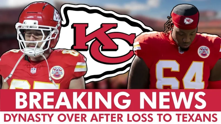 BREAKING Chiefs News On Wanya Morris Kansas City Chiefs Dynasty Over After SNF Loss To Texans?