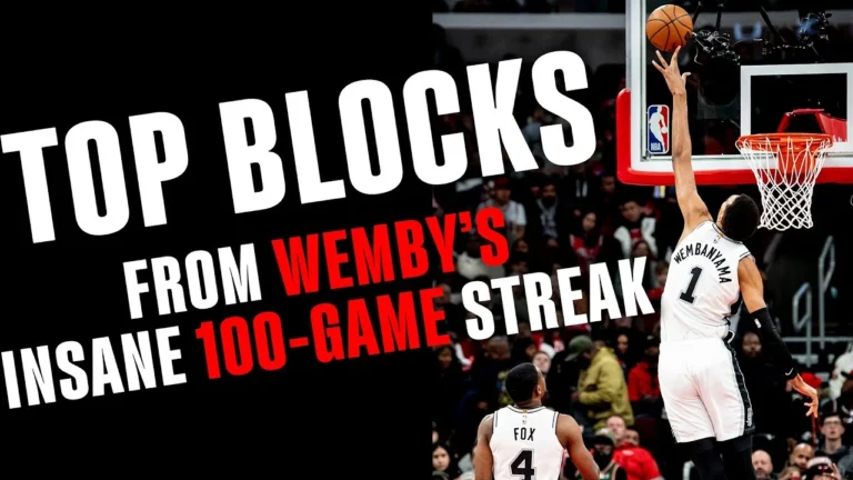 Victor Wembanyama’s Top Blocks From His INSANE 100-Game Streak
