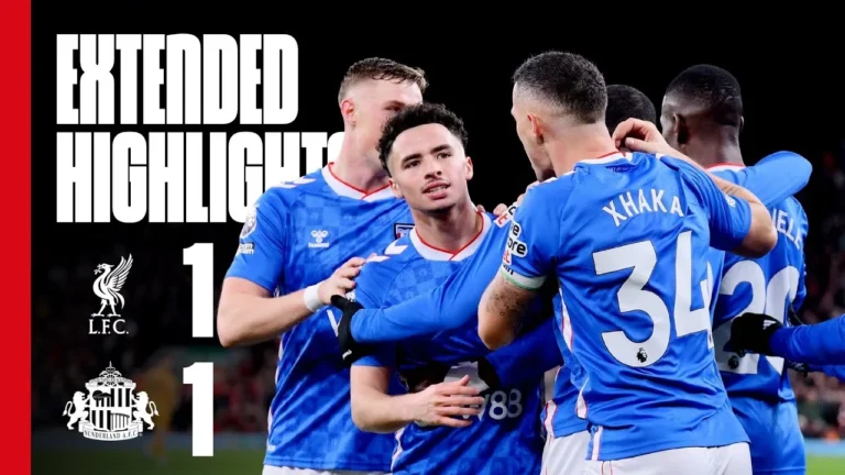 Extended Premier League Highlights Liverpool FC 1 – 1 Sunderland AFC