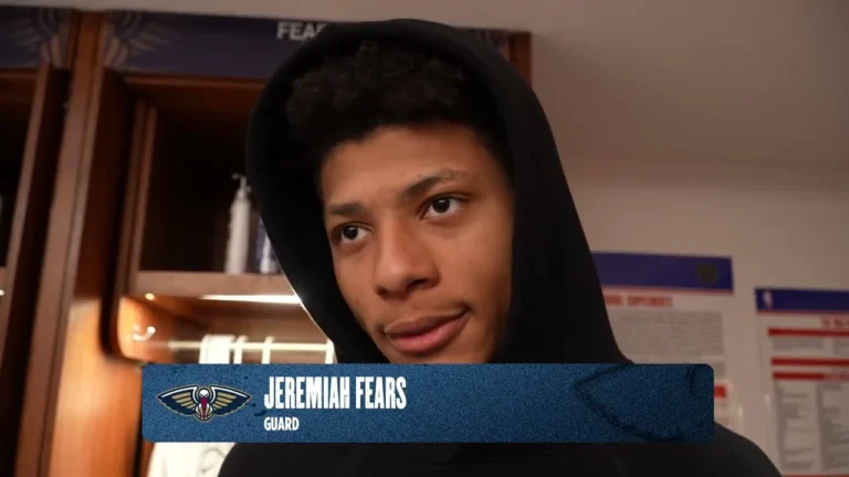 Jeremiah Fears interview Pelicans-Timberwolves Postgame 12 4 25