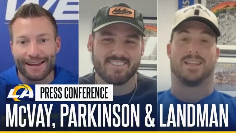 Sean McVay & Colby Parkinson Talk 13-Personnel Strategy Nate Landman On His Week 14 Interception