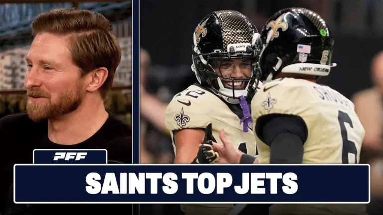 New York Jets vs. New Orleans Saints Review PFF Grade Release Show
