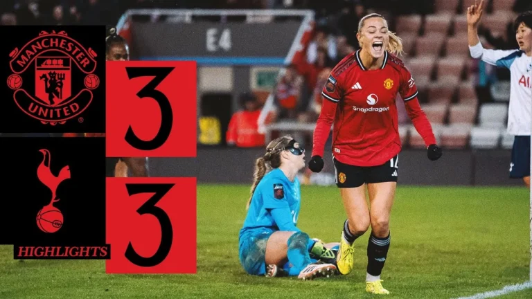 Rolfo Seals Three-Goal COMEBACK! Man Utd 3-3 Tottenham