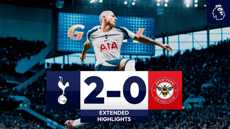 Tottenham Hotspur 2-0 Brentford Extended Premier League Highlights