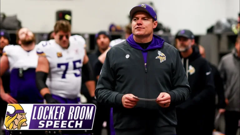 Kevin O’Connell’s Locker Room Speech After Minnesota Vikings Win Over New York Giants