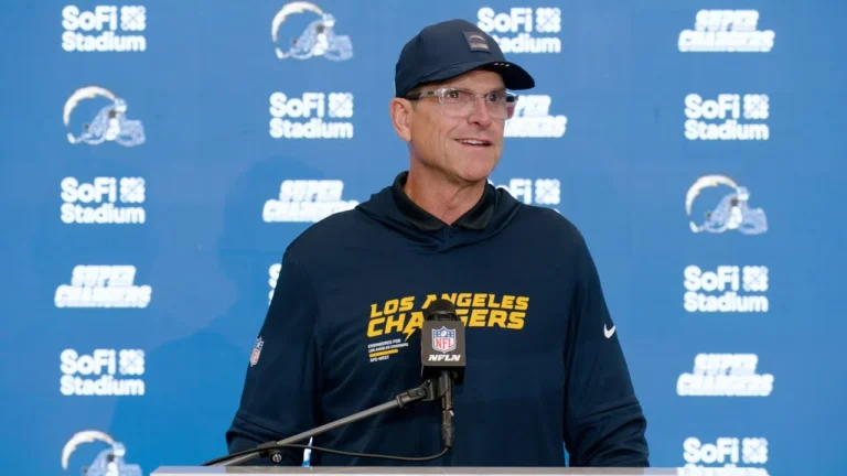Jim Harbaugh Postgame Press Conference Vs Raiders LA Chargers