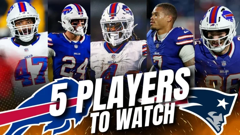 Bills 5 Players To Watch Vs. Patriots Round Ii