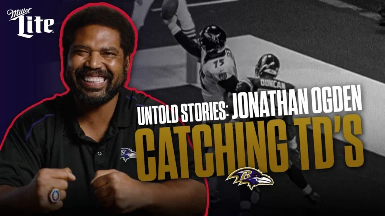 Untold Stories: Jonathan Ogden’s Two Career Touchdowns Baltimore Ravens