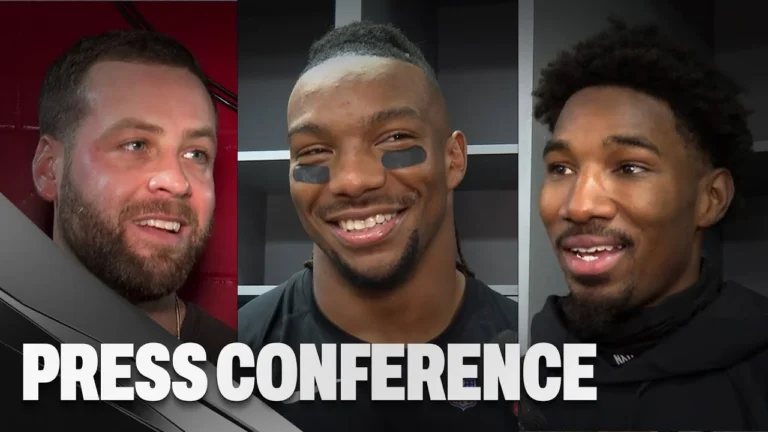 Bijan Robinson & others on the Atlanta Falcons win over the Tampa Bay Buccaneers Press Conference