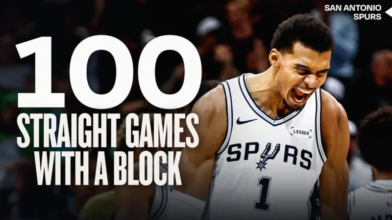 The Best Blocks of Wembys 100-Game Streak