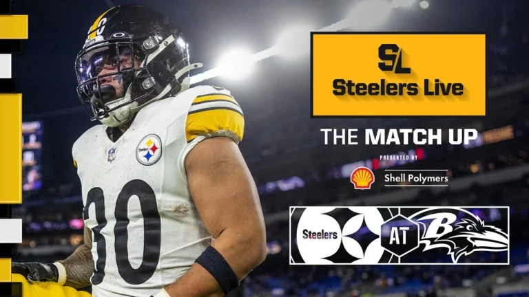 Steelers at Ravens Preview Steelers Live The Match Up Pittsburgh Steelers