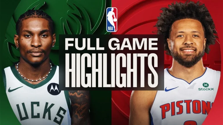 BUCKS at PISTONS FULL GAME HIGHLIGHTS December 6, 2025