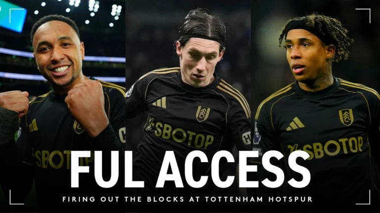 FUL ACCESS: Firing out the Blocks at Tottenham Hotspur Harry Wilson scores audacious goal