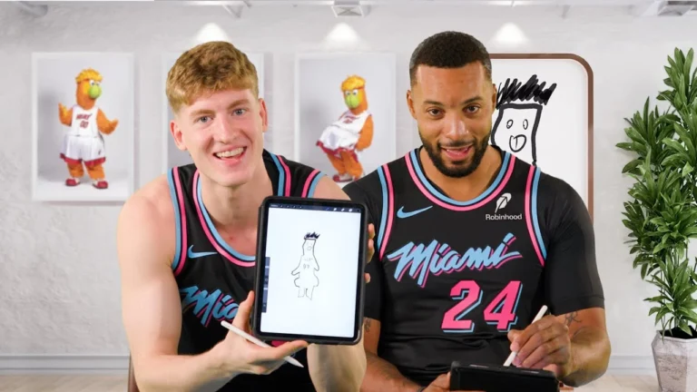 HEAT Art Challenge Can They Draw Burnie?