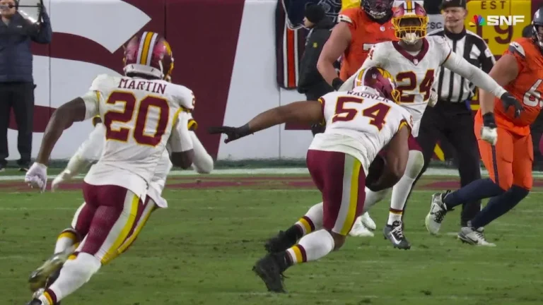 Wagner looks like the intended receiver on INT play