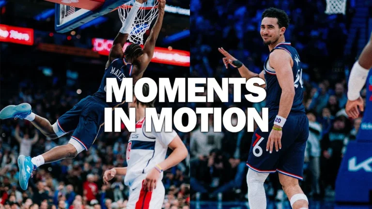Moments in Motion: Sixers vs. Wizards 12.02.25
