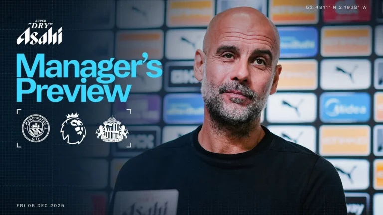WATCH LIVE! PEP GUARDIOLA PRESS CONFERENCE Man City v Sunderland Premier League