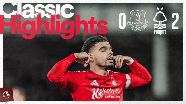 Wood & Gibbs-White On Target! Everton 0-2 Nottingham Forest (2024 25) Classic Highlights