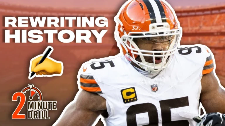 History in the making in Cleveland : 2 Minute Drill