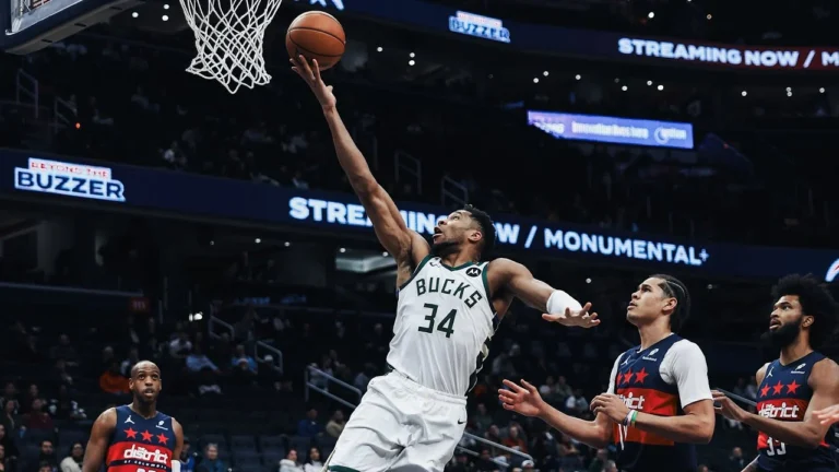 Highlights: Giannis Antetokounmpo Scores 26 Points vs. Wizards 12.01.25