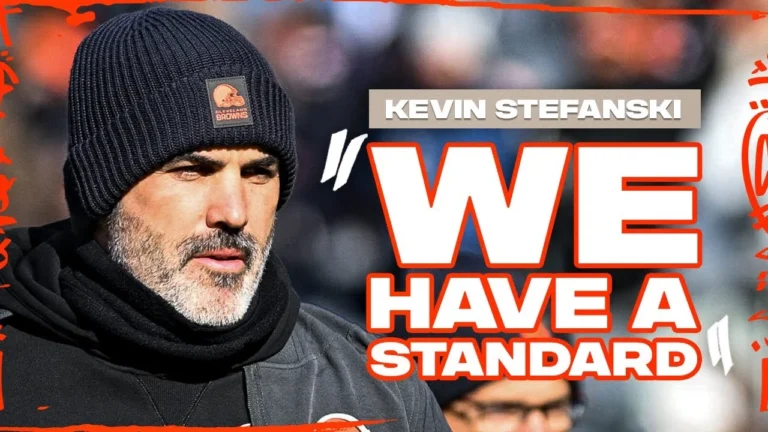 Kevin Stefanski Press Conference: We have a standard