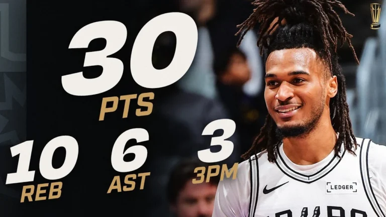 Stephon Castle Drops 30 PTS & 10 REBS vs Lakers December 10, 2025