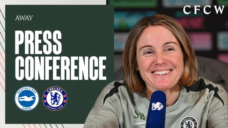 BOMPASTOR Press Conference WSL GW11 Brighton Women vs Chelsea Women 12 12 25 CFCW