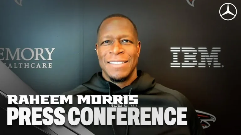 Head Coach Raheem Morris reflects on Falcons road win over Arizona Cardinals Press Conference