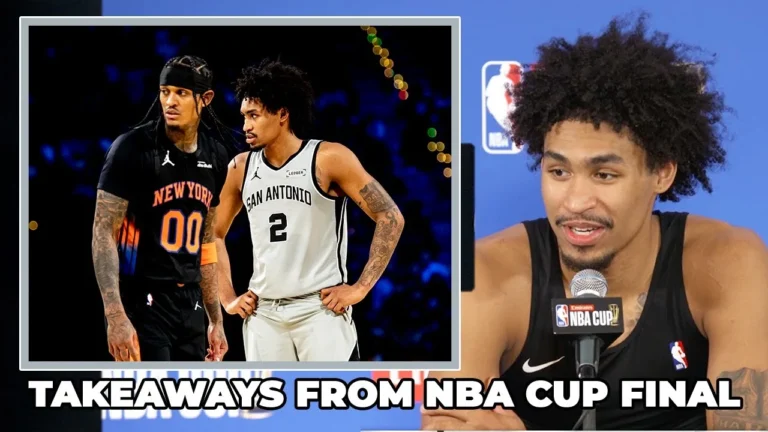 Dylan Harper on Lessons Learned from Playing in NBA Cup Final
