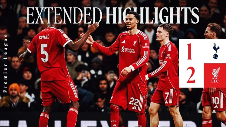 Extended Highlights: Spurs 1-2 Liverpool Isak & Ekitike Win it in North London