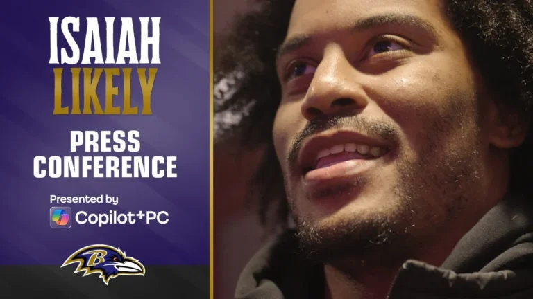 Isaiah Likely on Mark Andrews Signing His Extension Baltimore Ravens